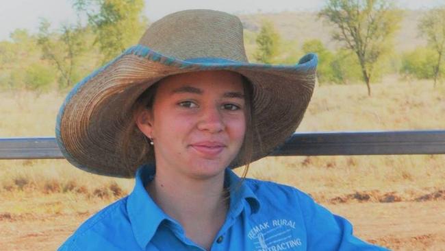 Supplied image of Amy Everett who modelled as "Dolly" for Akubra hats. Amy suicided after being bullied at school. Facebook