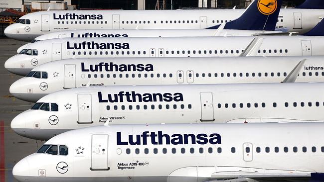 Lufthansa pilots strike over pay, ground planes | news.com.au ...