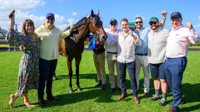 The team with Hell To Pay after winning at the Sunshine Coast on January 4.