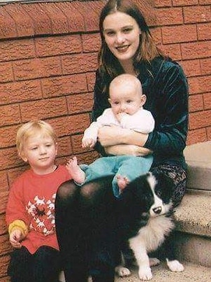 Belinda Peisley with her sons. Picture: Supplied