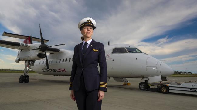 Australian Federation of Air Pilots president Louise Pole wants Airservices to get its act together amid growing concern about air traffic controller shortages. Picture: Glenn Hunt