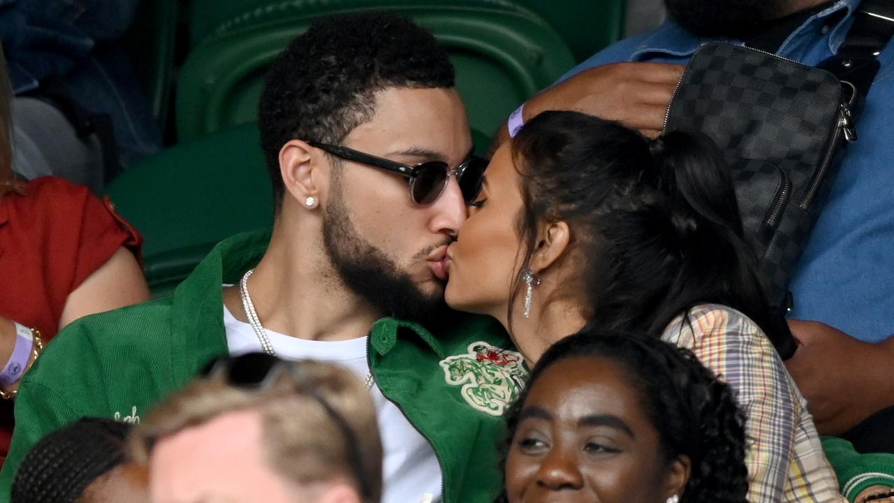 Ben Simmons and Maya Jama attend Wimbledon.