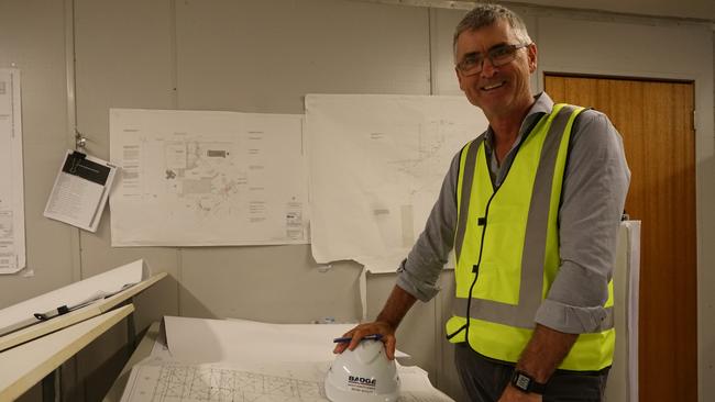 BADGE senior construction manager Mark Wyatt is leading the multimillion-dollar construction of Wulanda Recreation &amp; Convention Centre in Mount Gambier. Picture: Jessica Ball