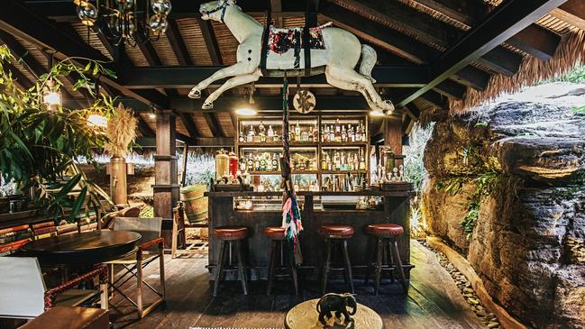 Bar at Shinta Mani Wild - Bensley Collection.