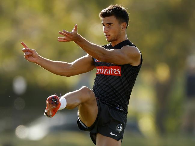 Nick Daicos has a three-round average of 87. Picture: Michael Klein