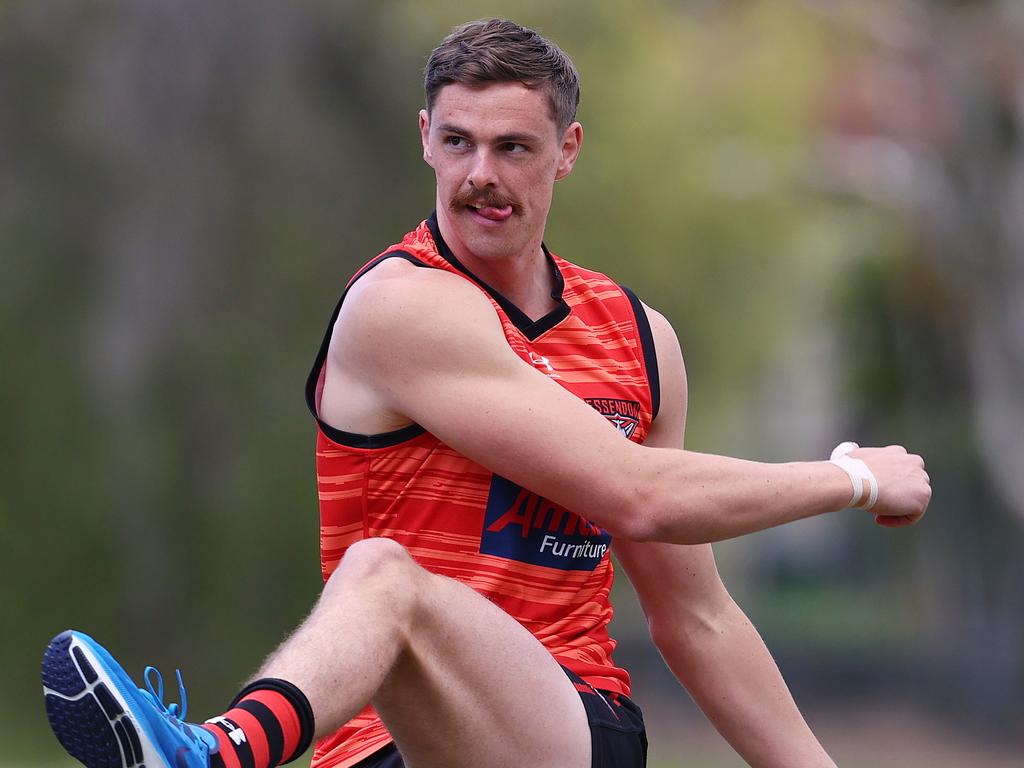 Joe Daniher at training.