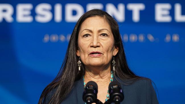 Nominee for Secretary of Interior, Congresswoman Deb Haaland. Picture: AFP