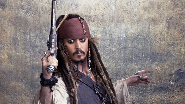 06/05/2011 ARTS: 06/05/2011 ARTS: Johnny Depp. Captaain Jack Sparrow. Pirates of the Caribbean: On Stranger Tides.