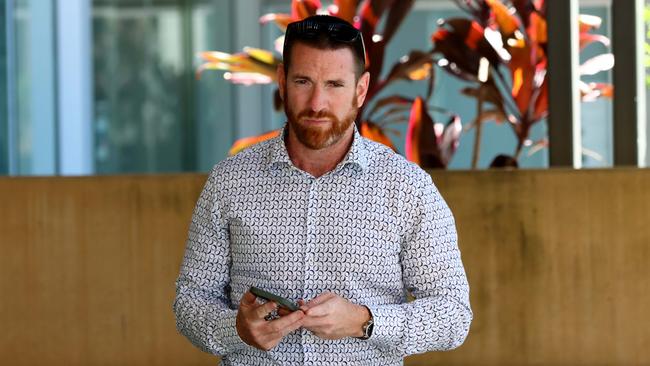 Former AFL player Jason Akermanis pictured appearing at Ipswich court contesting a speeding charge. Ipswich Friday 28th October 2022. Picture: David Clark