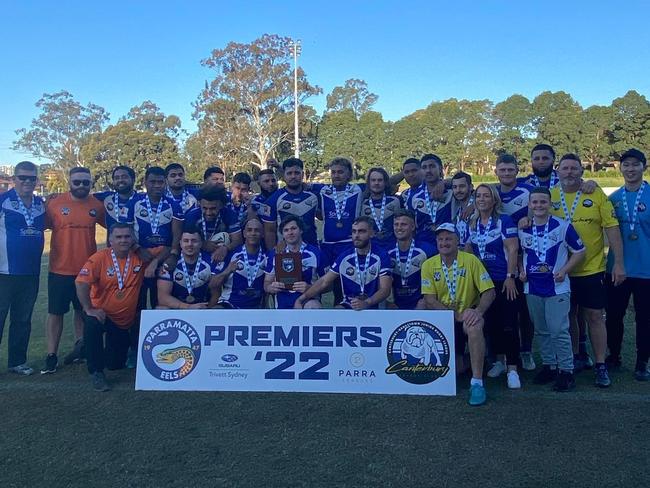 The Moorebank Rams took out the 2022 NSWRL Central West A-grade title by defeating Wentworthville. Picture: Moorebank Rams