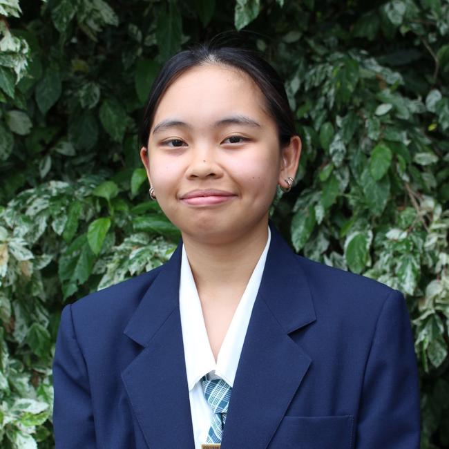 Libra Aying, college captain at Peace Lutheran College. Photo: supplied