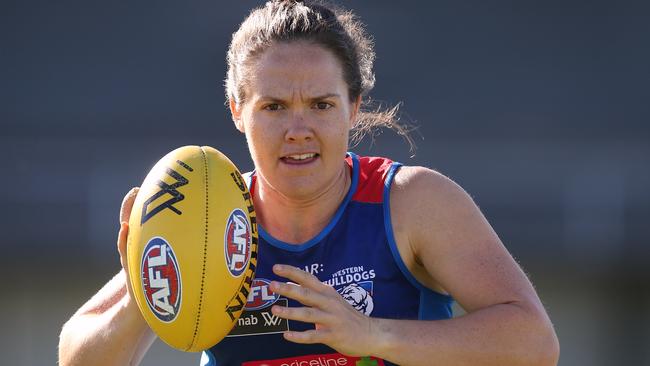 Emma Kearney has been a standout for the Western Bulldogs. Picture: Wayne Ludbey