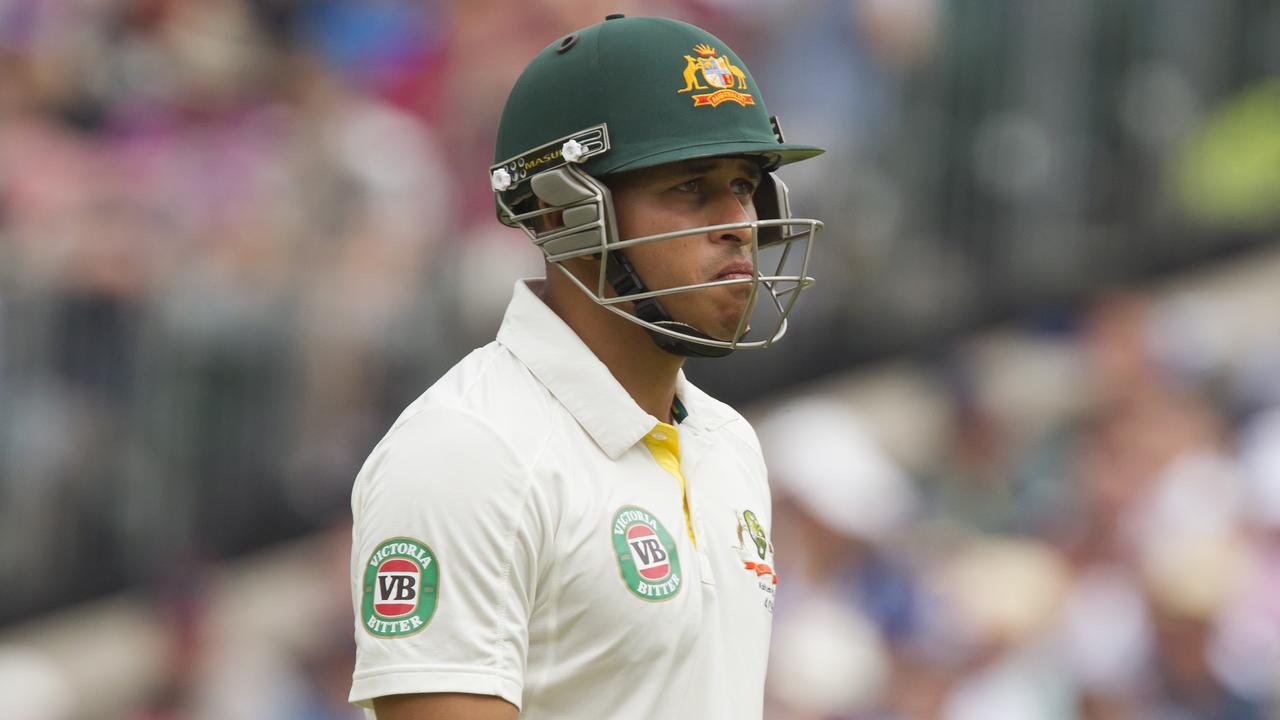 Usman Khawaja during the 2013 Ashes series in England. Picture: AP Photo/Jon Super