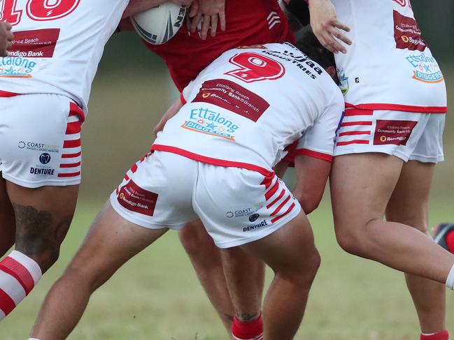 Brae Verheyen Rugby League Central Coast First Grade round one. Kincumber Colts vs Woy Woy Roosters at Mackillop Oval, 13 April 2024.pic Sue Graham