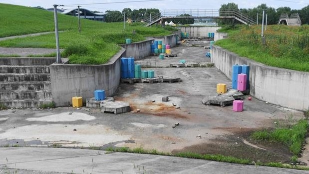 The former Beijing Olympic whitewater venue has been abandoned. Picture: Contributed