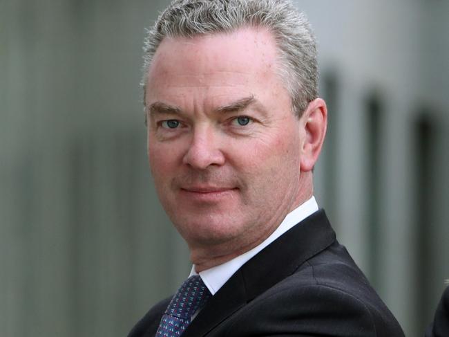 SPECIAL FOR ADELAIDE ADVERTISER ONLY  - FOR FUTURE COLUMNS AND ARTICLES -Retiring SA Politicians Christopher Pyne and Kate Ellis at Parliament House in Canberra. Picture Kym Smith