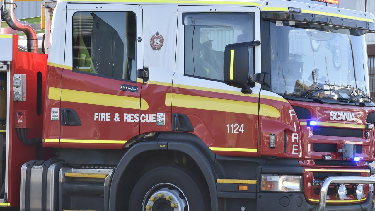A QFES fire truck. Photo Bev Lacey / The Chronicle