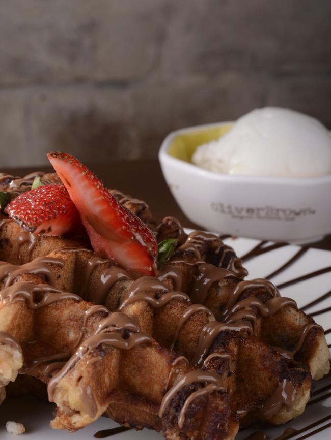 Oliver Brown's Frutti Waffle. Picture: Oliver Brown