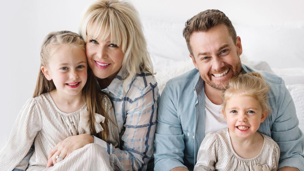 Grant and Chezzi Denyer with their daughters.