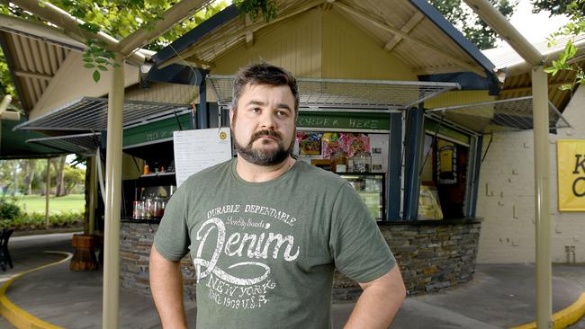 Owner of Arnie’s Kiosk in Rymill Park, Paul Harding, is scared that an expression of interest process will lead to his business losing out. Picture: Naomi Jellicoe