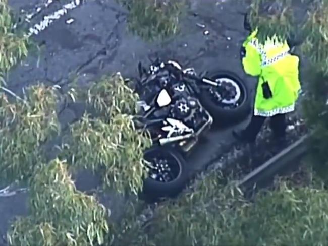 A motorcyclist has been killed in a crash on a major Adelaide Hills road., Just after 2pm Saturday, police received reports a motorcycle had collided with two cars on Greenhill Rd west of Mount LoftySummit Rd at Cleland.  Picture 7NEWS