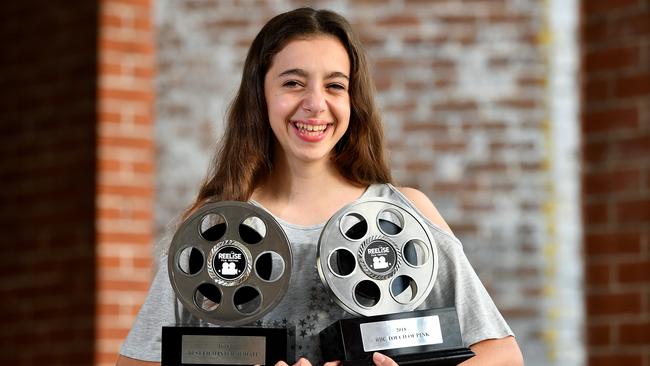 Young filmmaker Bella Merlino has won two awards for her recent short film, ‘This is me’. Picture: Joel Carrett.