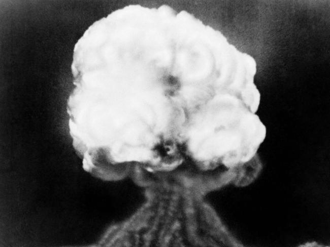 It was loud but not quite as loud as this 1945 file photo, showing the mushroom cloud of the first atomic explosion at the Trinity Test Site near Alamagordo, New Mexico. (AP Photo/File)