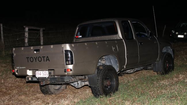 Courtney Anderson, 28, from Gladstone, had been travelling with her male partner to Rockhampton in a gold Toyota Hilux when she exited the vehicle on the Bruce Highway while he was still driving.