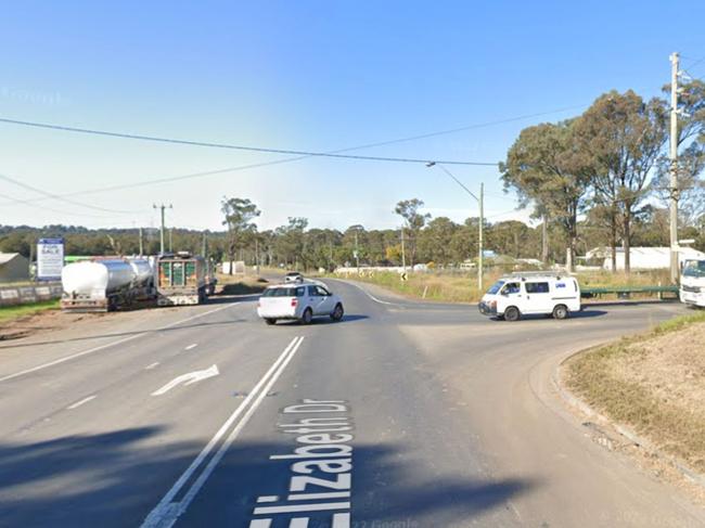 Devonshire Ave intersection on Elizabeth Dr in Kemps Creek