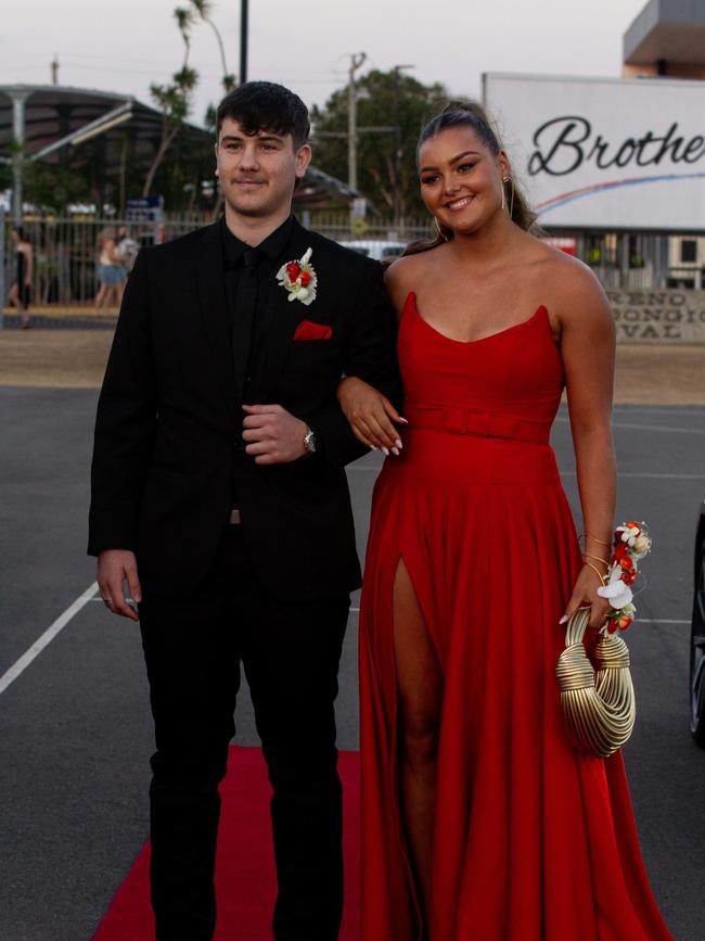 Dilhan Uruz and Asia Heaps at the 2023 St Lukes Anglican College formal.