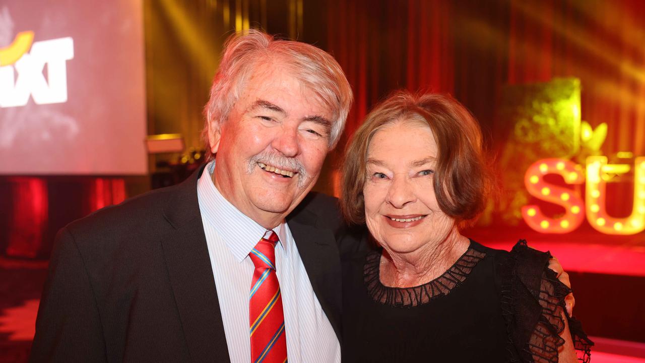 Bob Gordon and Maggie Gordon at the Gold Coast Suns Club Champions Awards Night at The Star Gold Coast. Picture, Portia Large.