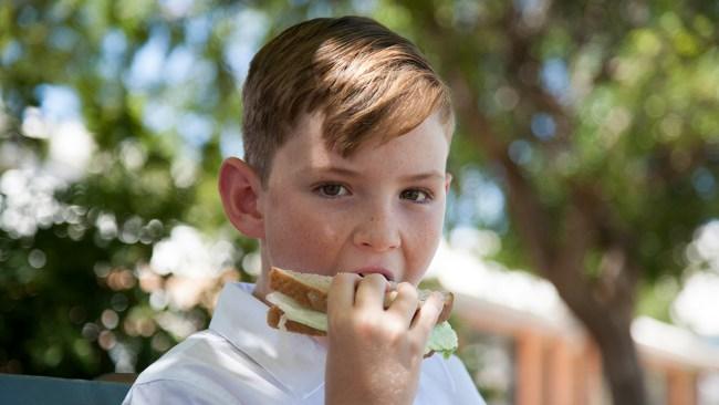 The boy was so hungry every day at school, Elsie gave him her lunch. Photo: iStock