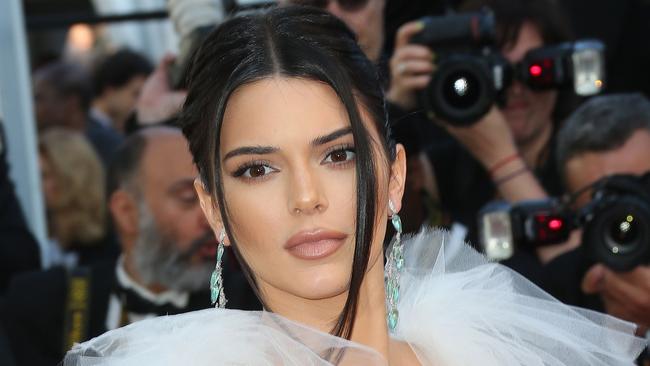 Kendall Jenner on the red carpet at the Cannes Film Festival. Picture: Mega                        Kendall Jenner’s Gets COZY In Cannes With Bella Hadid’s EX!