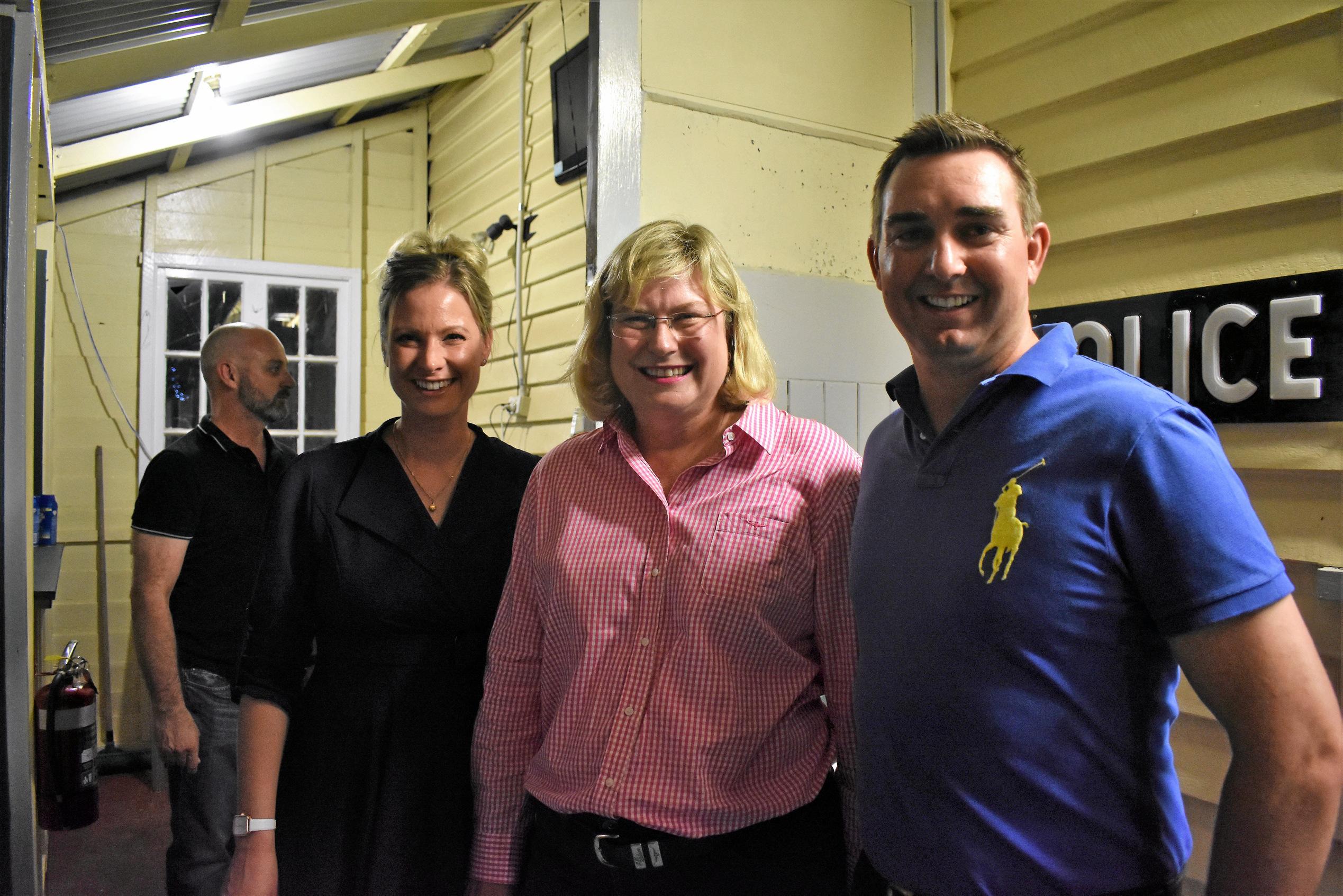 Lea Warren, Ann Leahy and Carl Warren. Picture: Jorja McDonnell