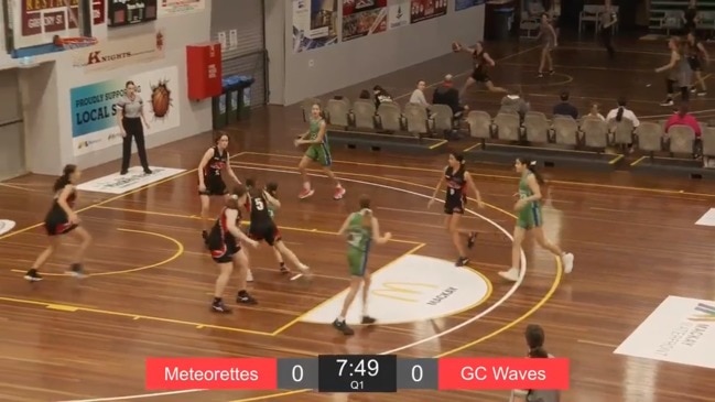 REPLAY: Queensland Basketball U14 Girls Championships – Div 1 Mackay Meteorettes v Gold Coast Waves