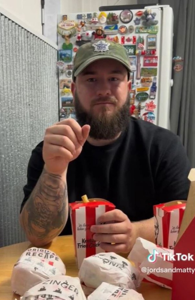 A Canadian expat previously declared Aussie KFC was ‘insane’. Picture: TikTok/@KFCSam