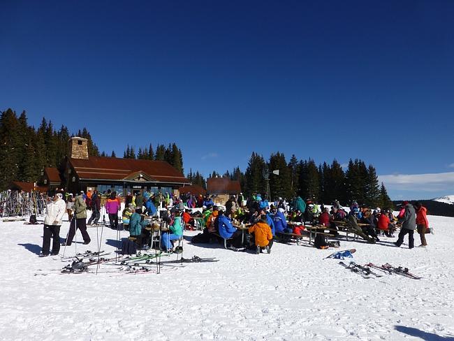 Belle's Camp at Blue Sky Basin at Vail ski resort in Colorado, USA. Picture: Angela Saurine