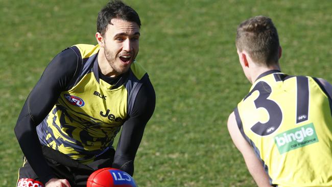 Exciting playmaker Shane Edwards (left) returns for Richmond. Picture: Michael Klein