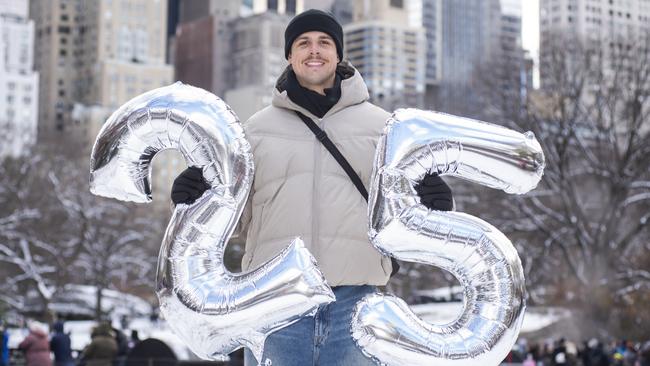 Millennium baby. Jordan Doelling was the first baby born in Melbourne at the start of the millennium. On the 1st January 2025 he will celebrate his 25th birthday.  Picture: Alex Towie