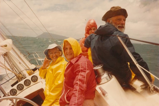 Denis Foster loved sailing and Helen often joined him. Photo: Contributed