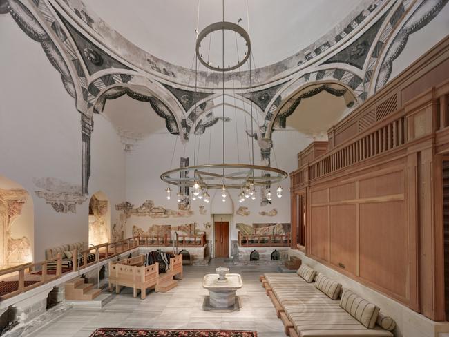 Women's cold room, Cinili Hammam in Istanbul, Turkey. Picture: Ibrahim Ozbunar