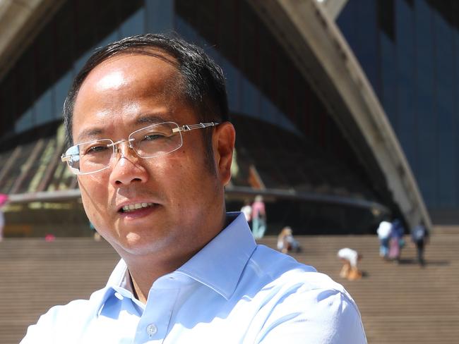 20/12/16  Huang Xiangmo YuHu chairman pictured at the Sydney Opera House. Picture Renee Nowytarger / The Australian