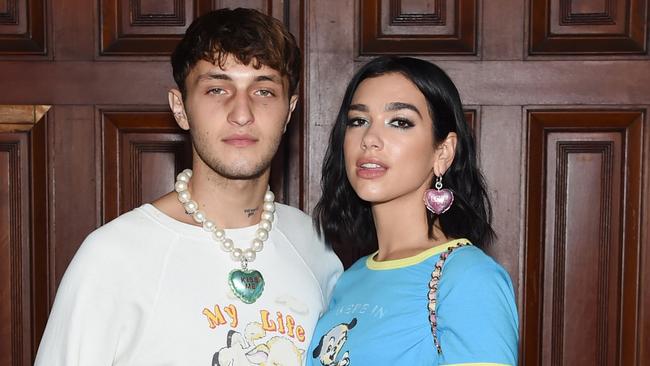 Dua Lipa and Anwar Hadid have split after two years together. Picture: Jamie McCarthy/Getty Images