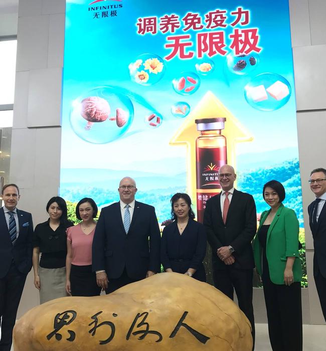 Liberal Tourism Minister David Ridgway in China.