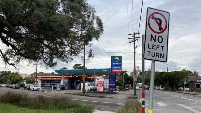 Inner West Council banned left turns onto Riverside Crescent. Picture: Supplied