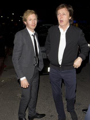 Paul McCartney and Beck were left out in the cold. Picture: SPW/Splash News