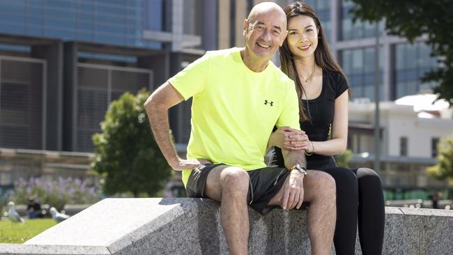 Robert and his daughter Samantha will run this weekend. Picture: Wayne Taylor