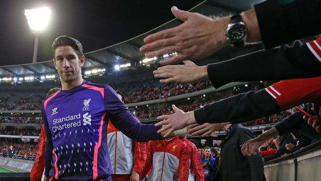 Liverpool’s Aussie keeper Brad Jones at the MCG.