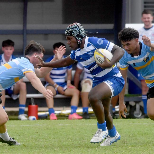 Troy Waike. QLD Rugby Union State Championships (17-18 years boys) at the Townsville Sports Precinct. Friday May 23. Northern against Peninsular. Picture: Evan Morgan