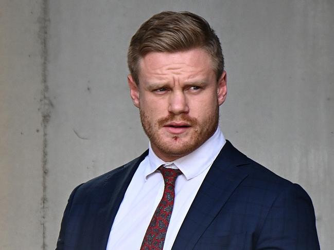 2/08/2023: Jacob Kinkead Berry on a number of drug supply and possession charges and a charge of attempted bestiality, outside the Supreme Court, Brisbane . pic Lyndon Mechielsen/Courier Mail